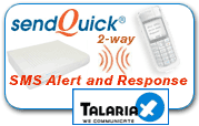Talariax Alert and Response SMS Server